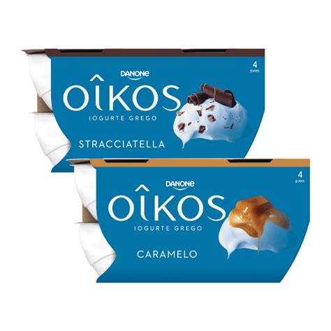 Multipromos Oikos Iogurte Grego Stracciatella Caramelo