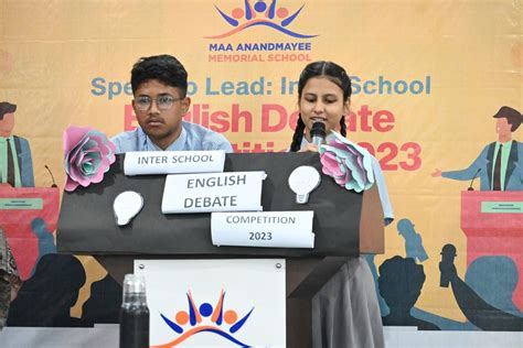 Inter School Debate Competition - MAMS - Maa Anandmayee Memorial School