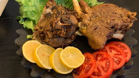 Mutton Leg Roast Chatpatti Raan Roast Recipe By Nailas Kitchen YouTube