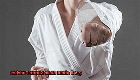 All About Basic Karate Punches? - Karate Maine Blog