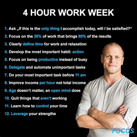 Money Focus On Instagram “4 Hour Work Week 😊📈💪🏼 Tag A Friend 👥