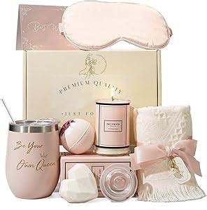 Utopia Store Pink Birthday Spa Gifts For Woman Relaxing Spa Gift Basket