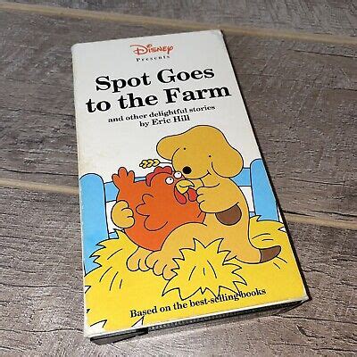 Spot Goes To The Farm Vhs Video Tape Animierte Eric Hill Walt Disney