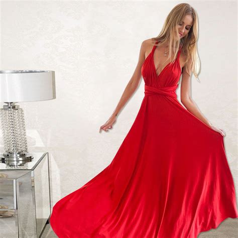 Idall Wedding Guest Dresses Prom Dresses Women Sexy Sleeveless Halter