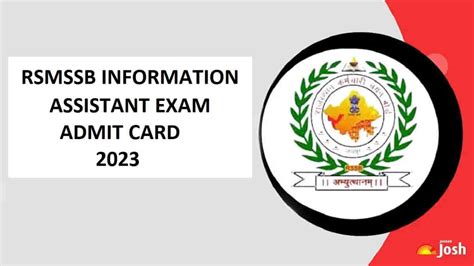 RSMSSB Information Assistant Exam Date 2023 24 Announced Check Admit