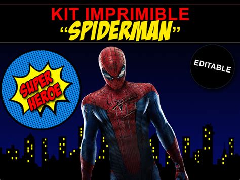 Kit Imprimible Spiderman Pipetua Kits