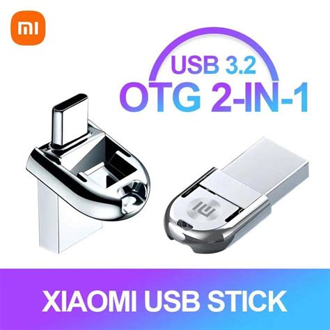 2 в 1 USB TYPC 3.1 накопичувач XIAOMI флешка 2 TB OTG U диск (ID ...