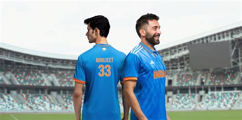 Adidas® Official India Cricket Odi Replica Jersey Vistaprint