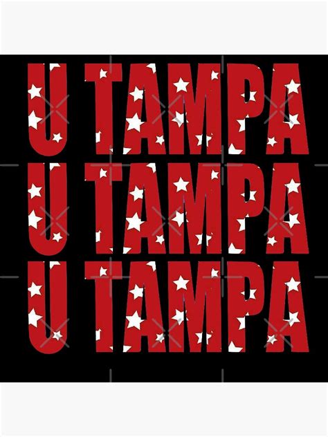 Utampa X3 With Stars Poster For Sale By Designs Hj Redbubble