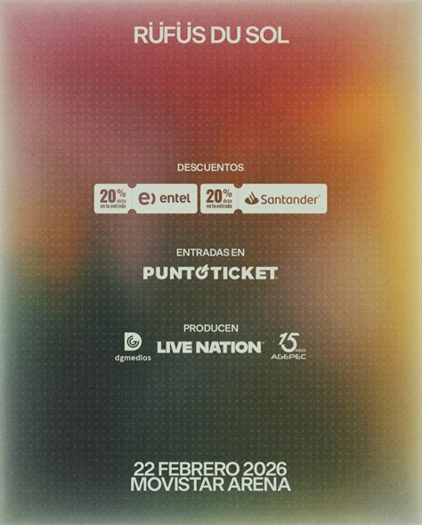 RÜfÜs Du Sol Anuncia Fecha única En Chile Para Febrero De 2026 Pulso Mag
