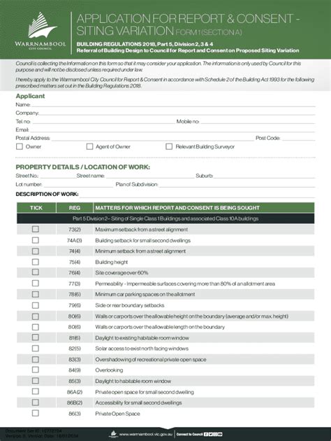 Fillable Online Ecm V Bld Building Report Consent