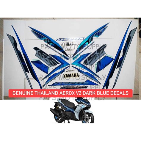 Aerox V Thailand Decals Set Genuine Shopee Philippines