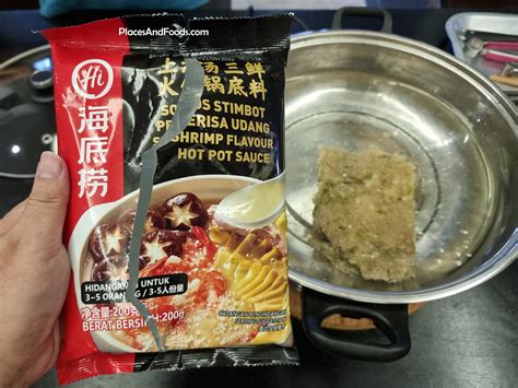 Haidilao Steamboat Hotpot Instant Soup Base Shrimp Flavour