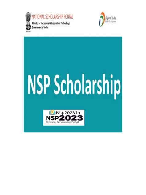 Nsp Scholarship 2023 Pre Matric Nsp 2023