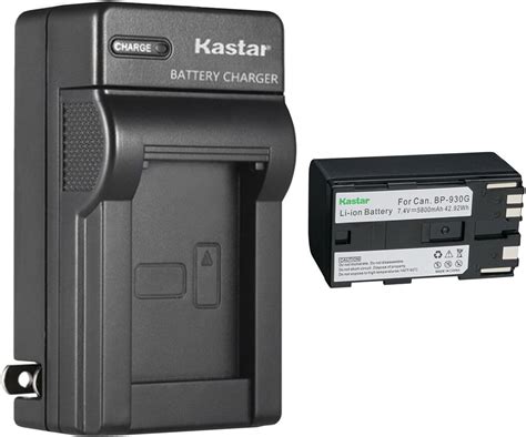 Kastar 1 Pack BP 930G Battery And AC Wall Charger Replacement For Canon