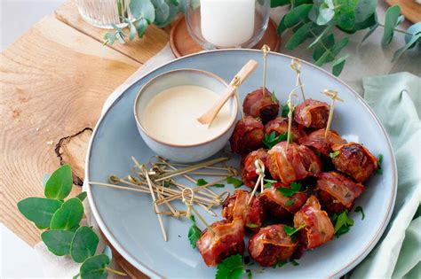 Gehaktballetjes Met Spek En Mosterddip Elien S Cuisine