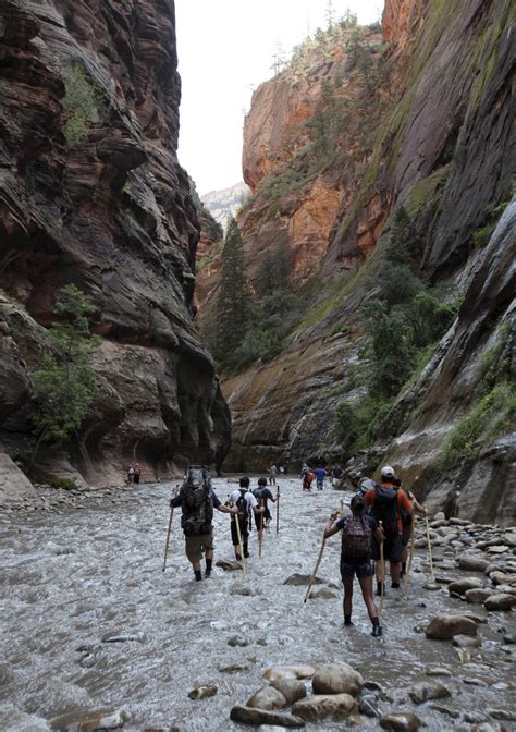 Hiker Missing After Flash Flood At Utahs Zion National Park