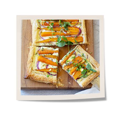 Carrot Tart With Honey Thyme And Feta — So Sweet