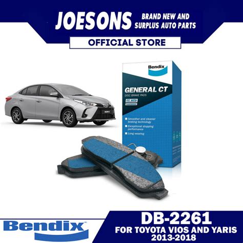 Db Gct Brake Pad Front For Toyota Vios And Toyota Yaris