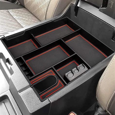 CarQiWireless Center Console Organizer Tray For Toyota Tundra 2014 2019