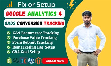 I Will Setup Google Analytics 4 Ga4 Ecommerce Tracking Ads Conversion