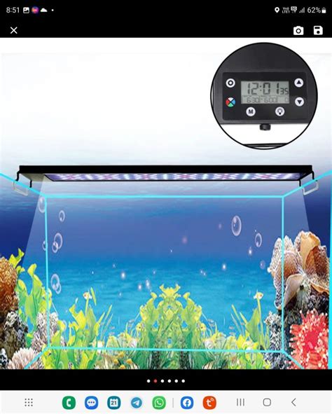 45cm Aquarium LED Light Full Spectrum Extendable Timer Pet Supplies