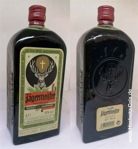 Jägermeister Retroflasche Nostalgieflasche KLE Hochsitz Cola