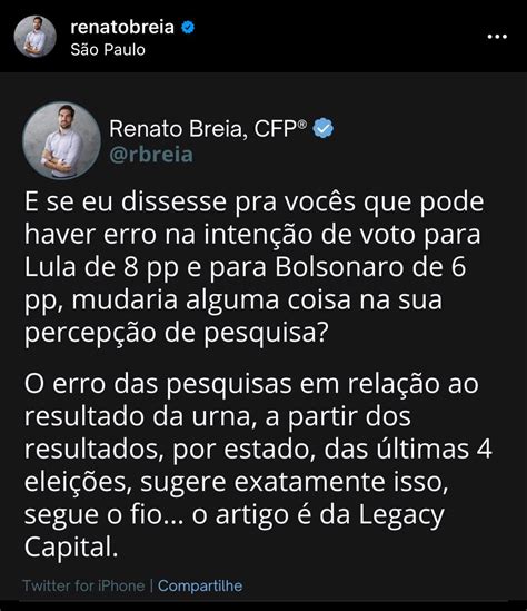 Renato Breia Cfp On Twitter Quando Eu Postei Que O Lula Estava