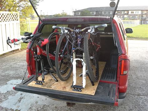 Diy Wooden Bike Rack For Truck Bed Diy Craft