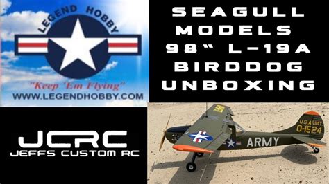 Unboxing The Seagull Models Cessna L 19a Bird Dog 985″ Wingspan 35cc