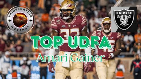 Raidernation Hotspot Amari Gainer Raiders Explosive Potential Udfa