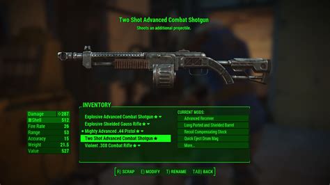 Fallout 4 Explosive Combat Shotgun Musclelaneta