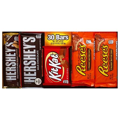 Hersheys Assorted Chocolate Candy Bars Bulk Pack Shop Candy At H E B