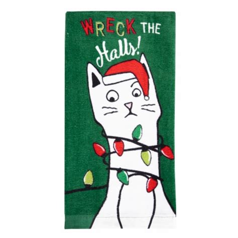 Ritz Kitchen Fiber Reactive Wreck The Halls Kitchen Towel 1 Ct Kroger