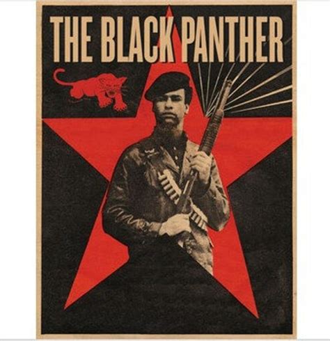 Black Panther Party Newspaper Huey Newton Canvas/poster No | Etsy