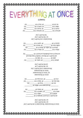 1 ´adjectives´´Lenka´ English ESL worksheets pdf & doc