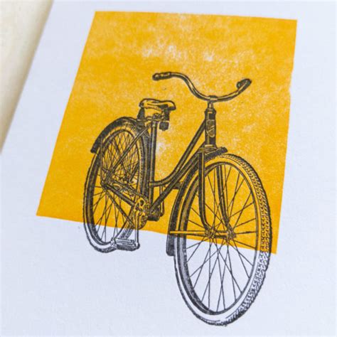 Vintage Bicycle Greeting Card On Shop Iowa