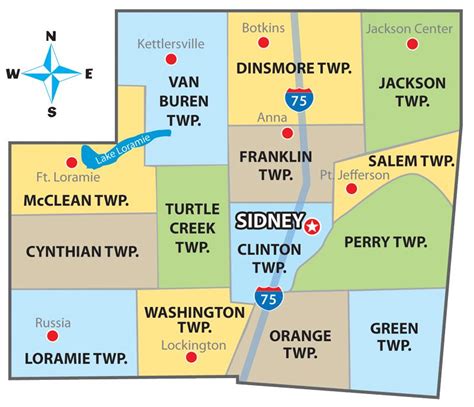 Township Map | Shelby County Commissioner’s Office, OH