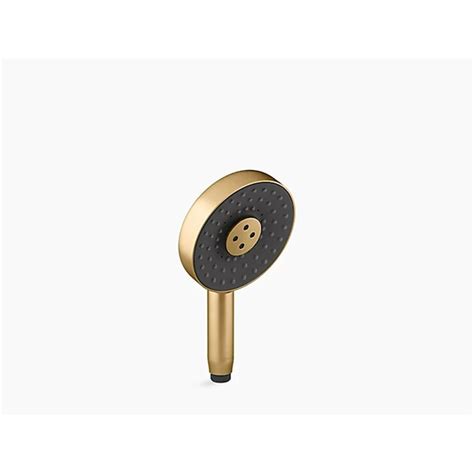 Kohler Vibrant Brushed Moderne Brass Handheld Shower Head 2 5 Gpm 9 5 Lpm In The Shower Heads