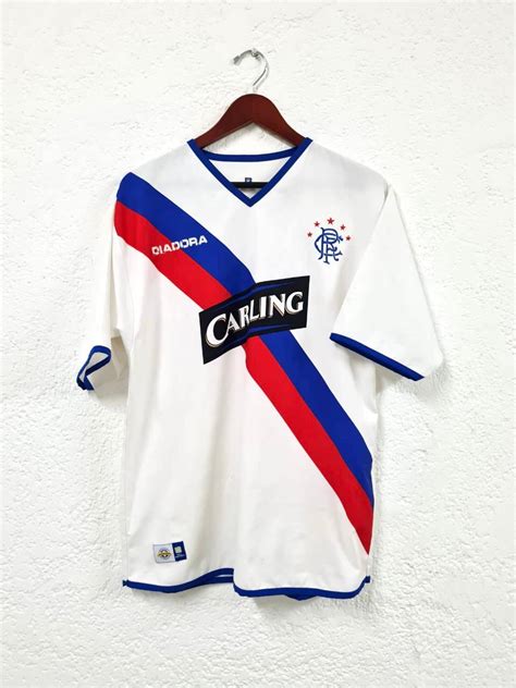 Diadora Premiere league rangers Scottish team vintage retro jersey ...