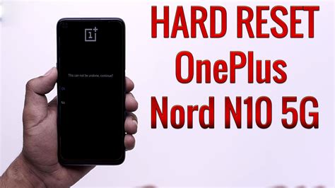 Hard Reset OnePlus Nord N10 5G Factory Reset Remove Pattern Lock