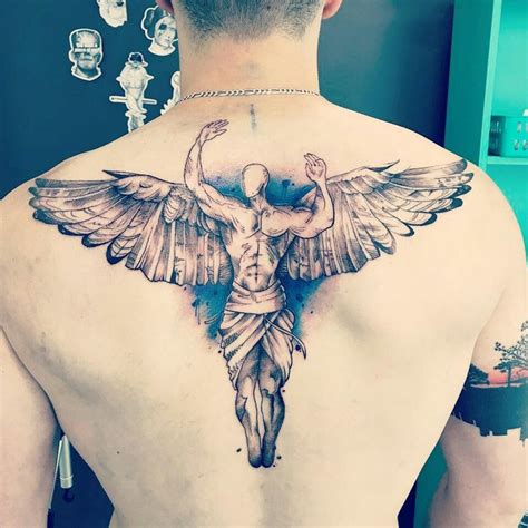 Anjo Nas Costas Tatuagem De Anjo Tatuagem De Asas Tatuagem