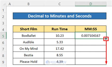 How To Convert Decimal To Minutes And Seconds In Excel 3 Easy Ways