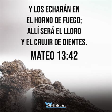 Mateo 13 42 Referencias Cruzadas de la Biblia Conexiones Versículo a