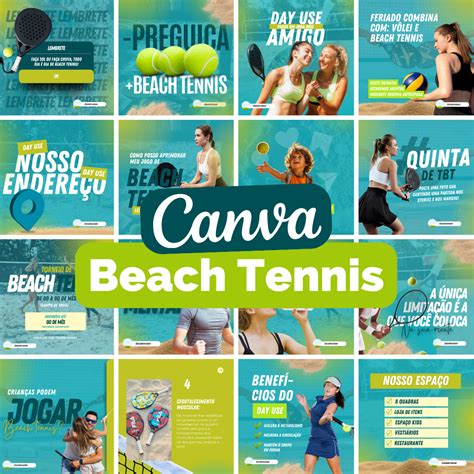 Canva Beach Tennis Quadras De Areia Magda Taciane Spengler Hotmart