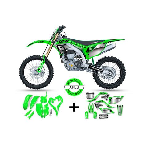 Ufo Plastic Sticker Kit Stardust Kawasaki Kxf 450 2019 2023 Colour