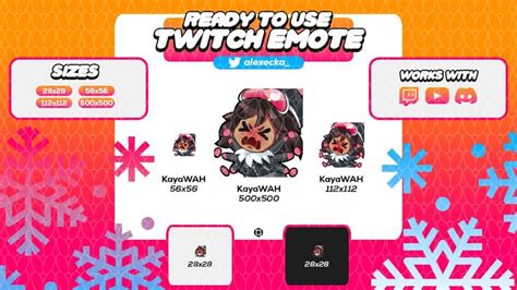 Cute Twitch Emotes Cry Tantrum Wah Brawlhalla Kaya Twitch