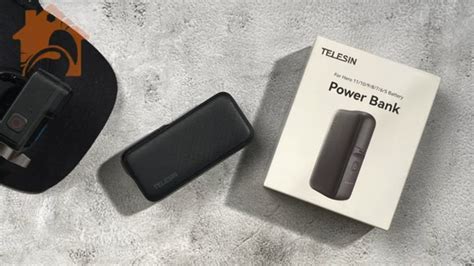 TELESIN Wireless Charging Case For Gopro 11 Dual Slot Storage Battery