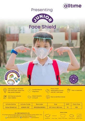 face shield  kids  piece kids face shield  mumbai id