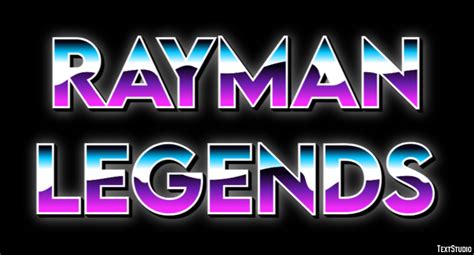 Rayman Legends Text Effect and Logo Design Videogame